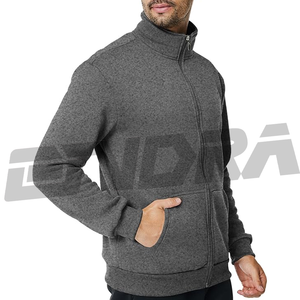 Sudadera polar con cremallera para hombre, manga larga, estilo informal, ligera, ropa cálida, tela suave, prendas de vestir exteriores de moda, ajuste cómodo, gran oferta - Product Image 4