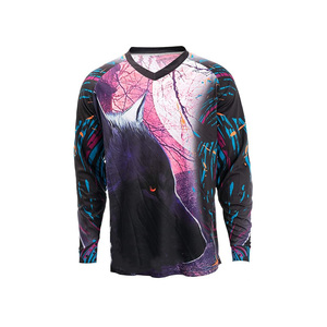 Camiseta de ciclismo con mangas cortas que absorbe la humedad, transpirable, de secado rápido, camiseta de ciclismo personalizada - Product Image 2