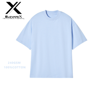 เสื้อยืดคุณภาพสูง 100% โพลีเอสเตอร์ ทรงยูนิเซ็กซ์ สไตล์ฮิปฮอป สตรีทแวร์ ทรงบ็อกซี่ คอปก โอเวอร์ไซส์ สีพื้น แห้งเร็ว ระบายอากาศได้ดี - Product Image 4