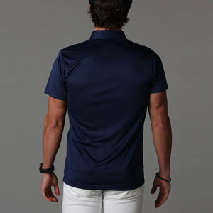 Polos décontractés de couleur unie avec taux de vente entier imprimé brodé sur mesure Polos unisexes pour adolescents et adultes - Product Image 6