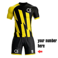 Ensemble de maillots de football pour hommes de haute qualité, imprimé numérique, nouveau design, personnalisable avec logo, sport de l'oxygène, Floride