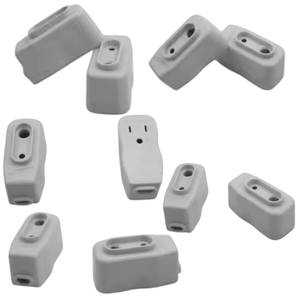 Boîtier en plastique OEM personnalisé pour les prises de cordon d'alimentation - Product Image 2