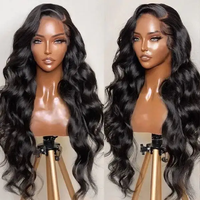 Perruques de cheveux humains vietnamiens Body Wave Lace Front pré-épilées HD sans colle 13x4 13x6, perruque frontale complète en dentelle pour femmes noires