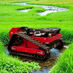 Tondeuse à gazon diesel automotrice sur chenilles sans fil, à rayon de braquage zéro, de qualité industrielle, 15 CV, agricole haute performance, télécommandée - Product Image 6