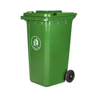 Wholesale 100l 120l 240l Plastic Modern Luxury Wheeled Open Top <b>Outdoor</b> Dustbin Trash Can - Product Image 5