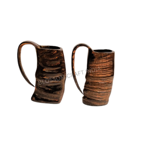 Tankard Viking Vibes รุ่นพิเศษเป็นมิตรต่อสิ่งแวดล้อมรูปเขาควายประดับด้วยฮอร์นของจริงประดับด้วยเกลืองานฝีมือตามธรรมชาติ - Product Image 6