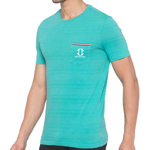 T-shirts pour hommes personnalisés en gros, polyester/coton, respirants, séchage rapide, écologiques, service OEM, fabriqués au Pakistan - Product Image 1