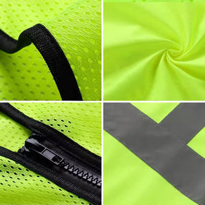 Chaleco De Seguridad personalizado De alta visibilidad X Back Industria Hi Vis Chaleco De Seguridad reflectante con bolsillos - Product Image 4
