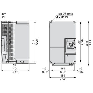 Alta eficiencia ATV310HD15n4e Variador de velocidad VFD trifásico para un mejor rendimiento - Product Image 2