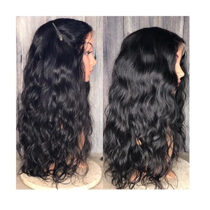 Precio al por mayor 100% Peluca de cabello humano virgen real hueso recto encaje frontal con estilo de onda profunda comprar de proveedor indio - Product Image 5