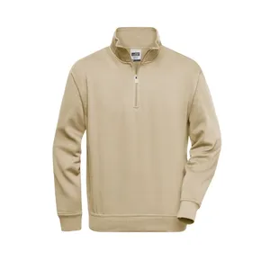 Felpa da Lavoro Personalizzata con Mezza Zip, Felpa Promozionale con Cappuccio - Product Image 5