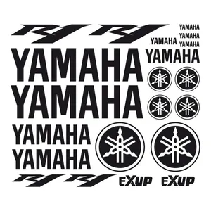 Juego de Calcomanías Personalizadas para Motocicleta Yamaha R1, Protector de Tanque, Logotipo, Decoración Impermeable - Product Image 1