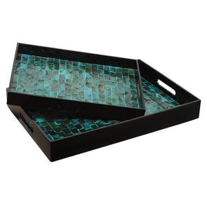 Plateau en nacre conçu pour le style d'intérieur luxueux et les magnifiques arrangements décoratifs - Product Image 4