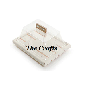 Plateau en bois et résine en vrac avec couverture de vêtements pour hôtel de mariage et vaisselle de fête collations chocolats plateau de service - Product Image 5