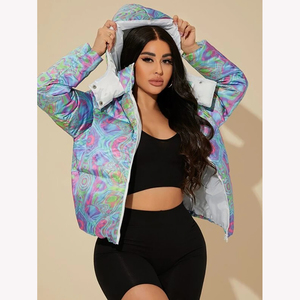 Top Trending Woman's Winter Warm Puffer Jacket Transpirable Impermeable Bubble Fashion Wear Método de tejido - Product Image 5