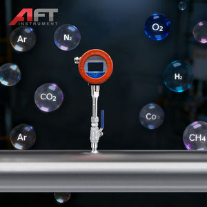 Industriële Geen Bewegende Delen Robuuste Chloor Zwaveldioxide Oem Roestvrij Staal Ip65 Thermische Gas Massa Flow Meter - Product Image 3