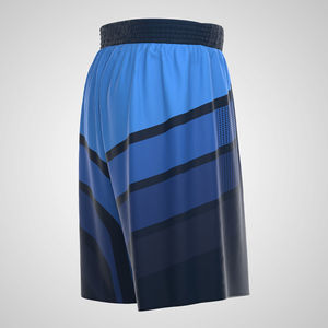 Men's Custom Logo Printed Double <b>Layer</b> Designer Mesh Shorts Summer Solid Pattern Sublimation Casual Style 100% Polyester - Product Image 4