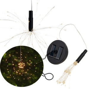 TG66764 Solar Blower Lamp Fireworks Garden 90 <b>LED</b> Solar <b>Tree</b> Lights - Product Image 1