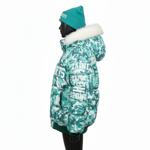 Chaqueta Acolchada de Invierno para Mujer, Tejido de Poliéster de Alta Densidad, Etiqueta Tejida, Paneles Acolchados, Chaqueta Acolchada con Logotipo Personalizado para Mujer - Product Image 3