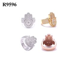 Bague en Argent Sterling 925 Prix de Gros, Sertie de Diamants Moissanite, Bijoux Hip Hop pour Hommes et Femmes