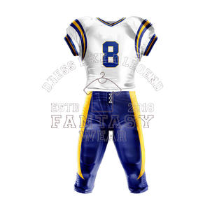 FANTASY WEAR 2026 Uniforme de football américain personnalisé, uniforme sublimé avec fonction respirante, avec design et logo personnalisés - Product Image 1