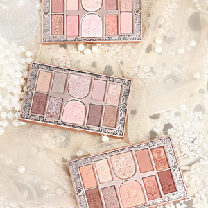 Palette de fards <span class=keywords><strong>à</strong></span> paupières personnalisable en gros, marque privée, multicolore, avec cadre photo en relief, dix nuances, maquillage naturel lumineux - Product Image 4