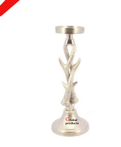 Portavelas de tamaño largo de acero inoxidable con acabado dorado de alta venta para restaurante y bar de hotel - Product Image 5