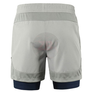 Pantalones Cortos Deportivos de Alto Rendimiento para Hombre, Tejido Elástico, Material que Absorbe la Humedad, para Correr y Entrenamiento Deportivo - Product Image 3