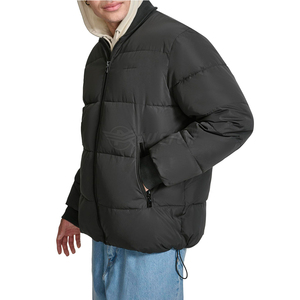 แจ็กเก็ตปลาปักเป้าสำหรับผู้ชายแจ็กเก็ตขนเป็ดสีตัดกันดีไซน์ไม่เหมือนใคร - Product Image 2