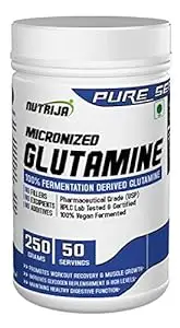 Micronized Glutamine Powder 5g Per Serving- 500 grams (Tangy Orange)