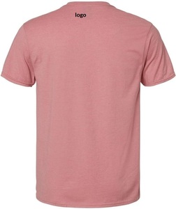 High Quality Unisex Knitted Beaded <b>T</b>-Shirt Summer Short Sleeve Cotton Spandex Blank Customizable Quick Dry Breathable Wholesale - Product Image 6
