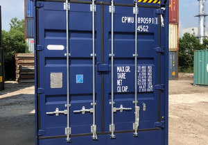 Conteneur sec de 20 pieds, capacité de 66,07 m³, conteneur d'expédition industriel bleu pour le stockage et le transport - Product Image 3