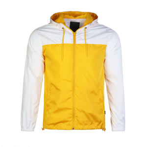 Chaqueta Cortavientos Ligera Personalizada para Hombre, Transpirable, con Capucha, Bloques de Color, Deportiva, Impermeable, para Exteriores, Talla Grande - Product Image 5