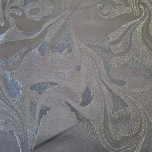 Tela de satén ultra suave y brillante 100% poliéster transpirable Jacquard Sparkle para prendas de diseñador para mujer Oferta de fabricantes - Product Image 1