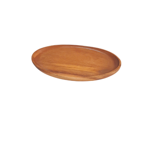 จานและจานไม้ที่เป็นมิตรกับสิ่งแวดล้อมสำหรับใช้ในชีวิตประจำวันและงานเลี้ยงที่สร้างขึ้นอย่างสมบูรณ์แบบสำหรับโต๊ะที่ทันสมัยและเรียบง่าย - Product Image 1