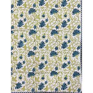 ผ้าฝ้ายพิมพ์ลายด้วยมือแบบโดฮาร์สำหรับใช้ในบ้าน - Product Image 1