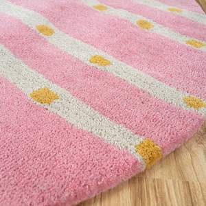 Vente chaude Moderne À La Main Laine Viscose Tapis Doux Tissé Ludique Élégance Imprimé Tapis Tufté pour La Maison Salon Hôtel Utilisation - Product Image 4