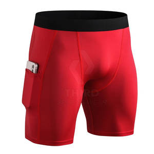 Taille personnalisée Short de compression à séchage rapide à bas prix Short de compression pour homme vente en gros - Product Image 2