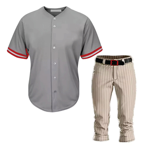 Top qualité 100% Polyester sur mesure hommes Baseball uniforme à vendre nouveau Design hommes Baseball uniforme - Product Image 4