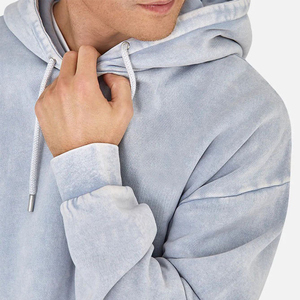 เสื้อฮู้ดแบบสวมหัวสำหรับผู้ชายผ้าขนแกะแห้งเร็วระบายอากาศและป้องกันการหดตัวถักทอสำหรับฤดูหนาว - Product Image 6