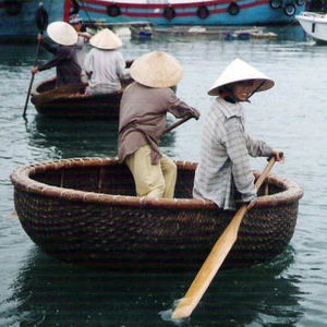 BATEAU CORACLE EN BAMBOU PREMIUM/IDÉAL POUR LA PÊCHE ET LES LOISIRS/MADE IN VIETNAM - Product Image 2