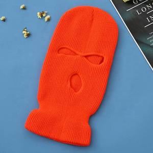 Masque de Ski Slime Deux Tons Avec 3 Trous Noir Complet Différentes Couleurs pour Homme Cagoule Couvre-Visage Complet par Swip Sportswear - Product Image 2