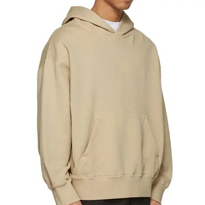 Prix de gros, sweats à capuche en polaire de polyester, respirants, sweats à capuche pour hommes avec poches, logo personnalisé brodé, sweats à capuche de sport pour hommes unis - Product Image 2