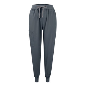 Combinaisons médicales chirurgicales pour hôpital, couleur grise, douces et extensibles, ensembles de blouses pour infirmières, avec service OEM - Product Image 5