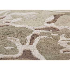 พรมขนสัตว์และวิสโคสทอมือสีเบจและสีน้ำตาลลายนามธรรมสำหรับใช้ในบ้านและตกแต่งห้องนั่งเล่น Tra-15171 - Product Image 3