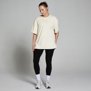 Camiseta de gimnasio de gran tamaño para mujer, camiseta de entrenamiento informal holgada con hombros caídos, ropa de calle con logotipo personalizado, Camiseta cómoda para todos los días, venta al por mayor - Product Image 3