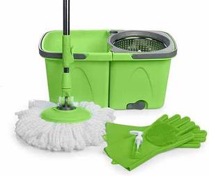 Innovative Spin <b>Mop</b> Cleaning System with <b>Bucket</b> and Microfiber <b>Mop</b> Floor Cleaner Hurricane Spin <b>Mop</b> Kitchen and Dining - Product Image 3