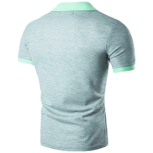 Polos de hombre de tela transpirable último diseño ropa informal camisas polo de Hombre talla grande algodón con logotipo personalizado - Product Image 6