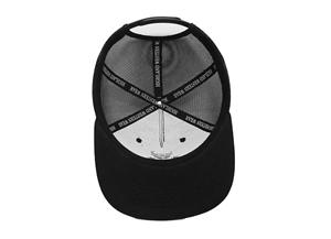 Highland Western personnalisé 2D broderie Logo Denim toile mode Snapback chapeaux haut profil plat bord camionneur maille en gros - Product Image 6