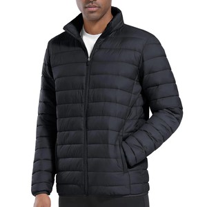 Chaqueta Acolchada Impermeable con Cuello Alto y Aislamiento para Invierno, con Bordado e Impresión de Logotipo Personalizado - Product Image 2